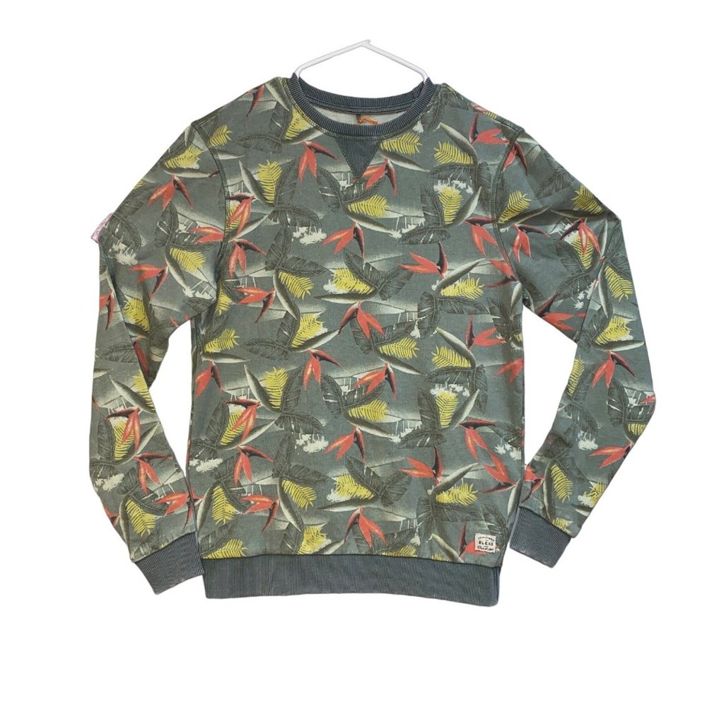 Blend Global Jeansmaker Birds of Paradise Sweatshirt Size Small Mens Casual
